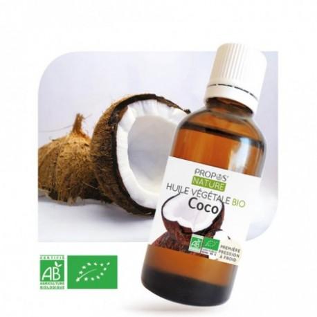 Huile de coco (huile de coprah flacon 100mL)