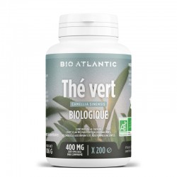 Thé Vert BIO - 200 comprimés 400mg