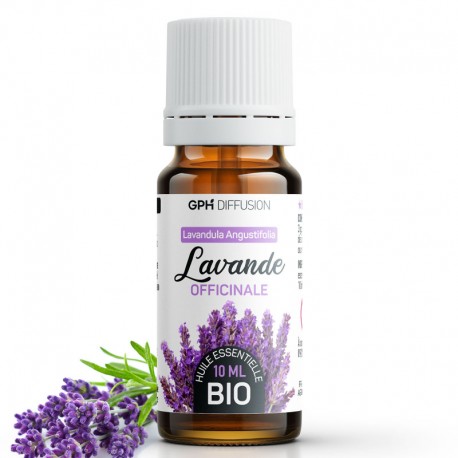 Lavande fine ( vraie) de Provence , huile essentielle bio, flacon de 10 ml